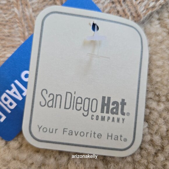 NWT San Diego Hat Co. Fuzzy Angora-blend Bucket Hat Cape Horn Camel - Picture 7 of 15